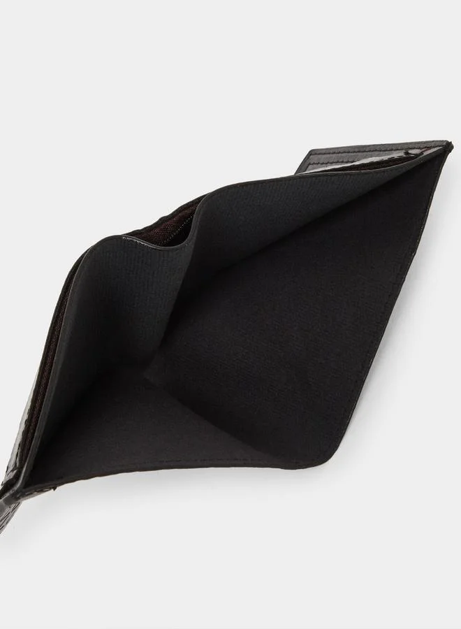 Styli  Black Textured Bifold Wallet for Men for Men | Best Price UAE